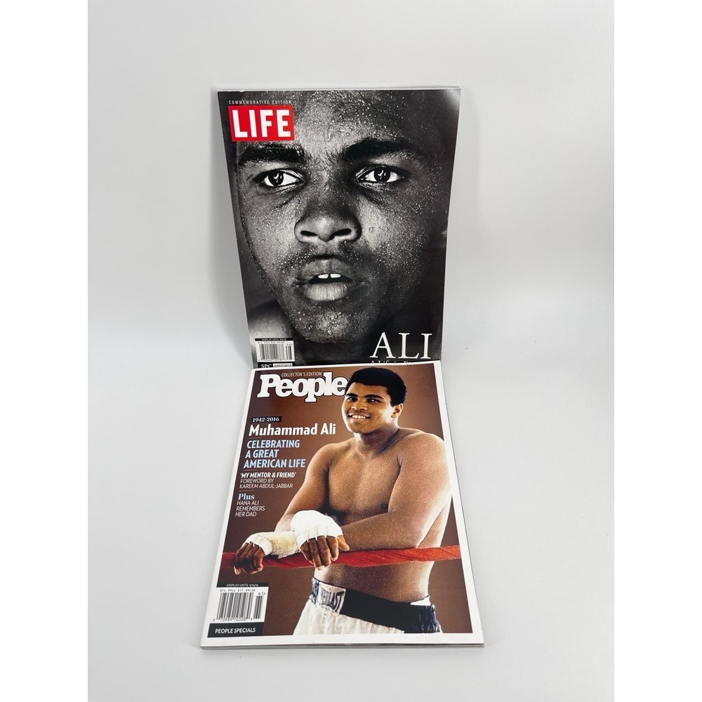 Lot 2 Time & Life Magazines Muhammad Ali The Greatest & A Life in Pictures.